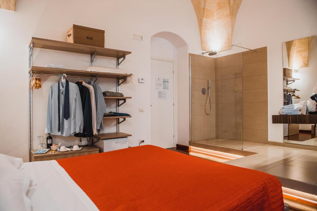 Postel nebo postele na pokoji v ubytování Tulliani Residenze Matera