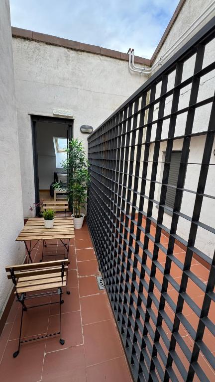 Balkón nebo terasa v ubytování Apartamentos Suites Olmedo
