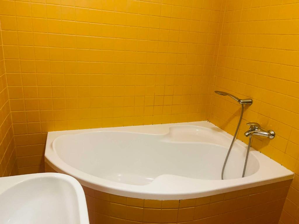 Koupelna v ubytování Apartmán U Slunečnice