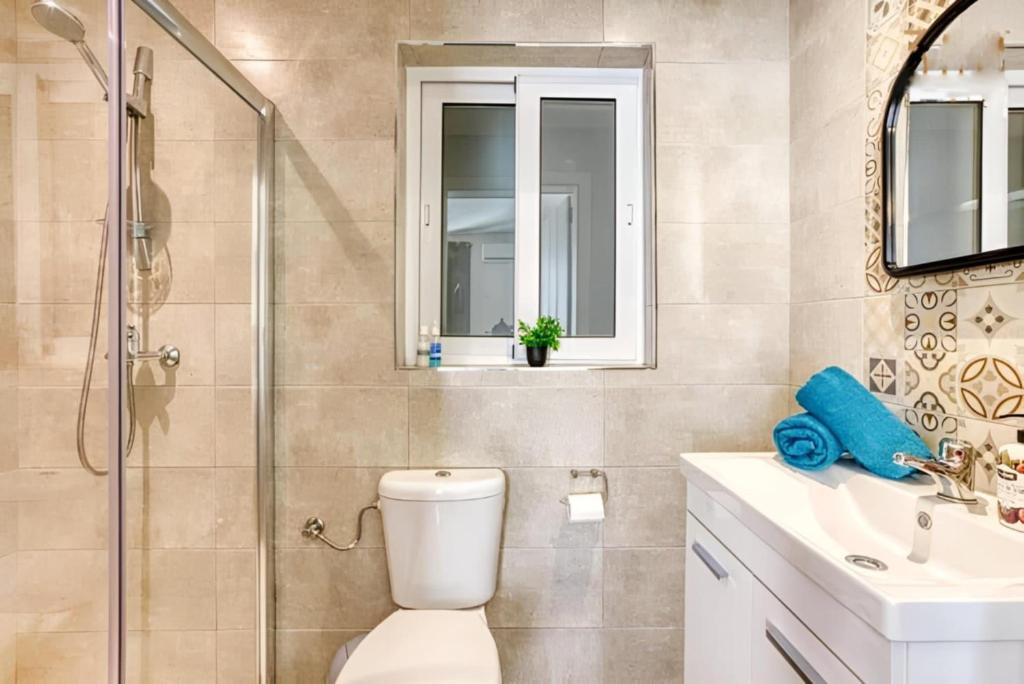 Koupelna v ubytování Apartment in Marsaskala