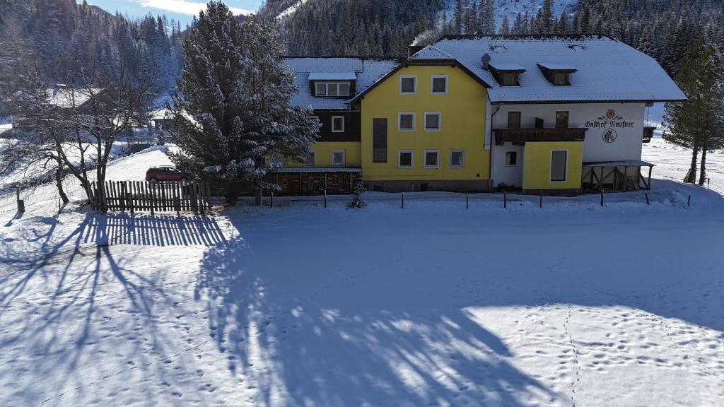 Gasthof Raufner v zimě