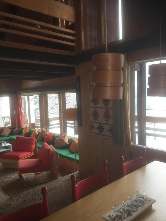 Posezení v ubytování alleinstehendes Ferienhaus