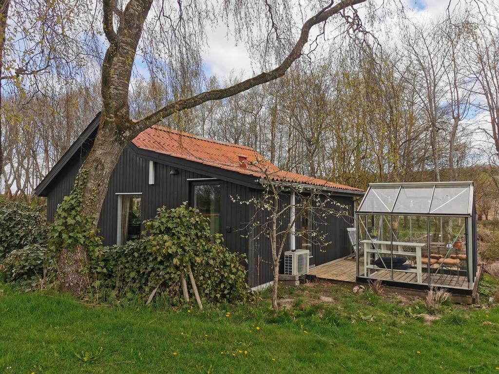Zahrada ubytování Blikgårdens summerhouse