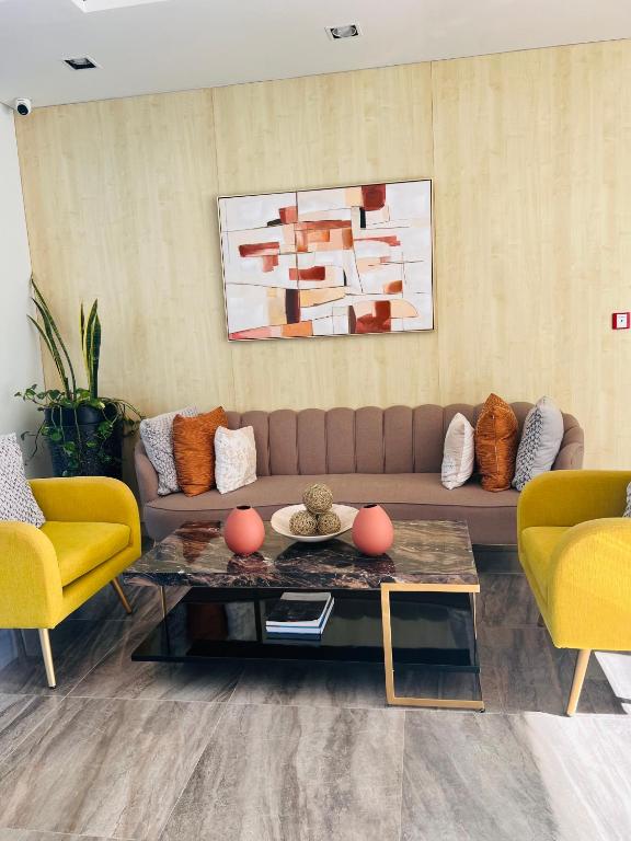Posezení v ubytování Tulip Garden condo