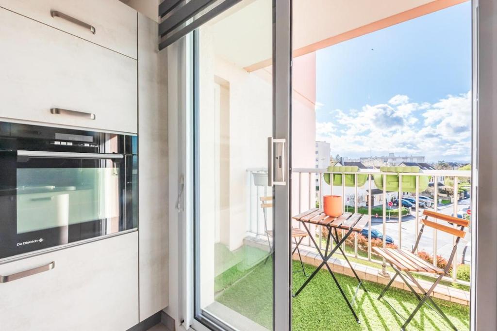 Balkón nebo terasa v ubytování Le Solaris 3 chambres avec 2 grands lits et 3 simples