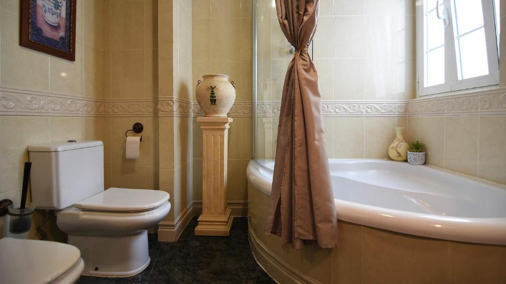 A bathroom at Casa Jimena