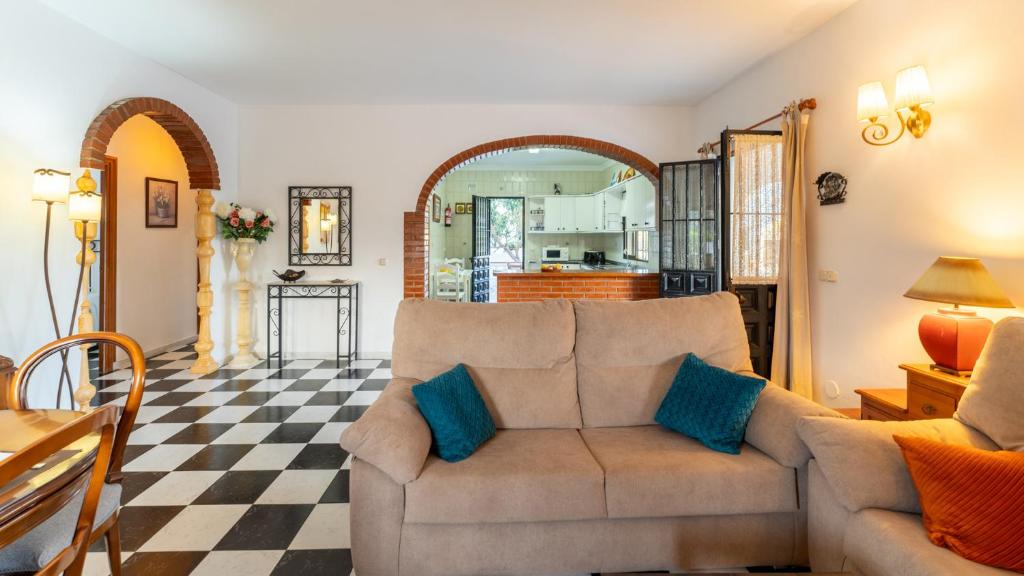 Posezení v ubytování Villa Corvera Casitas Select