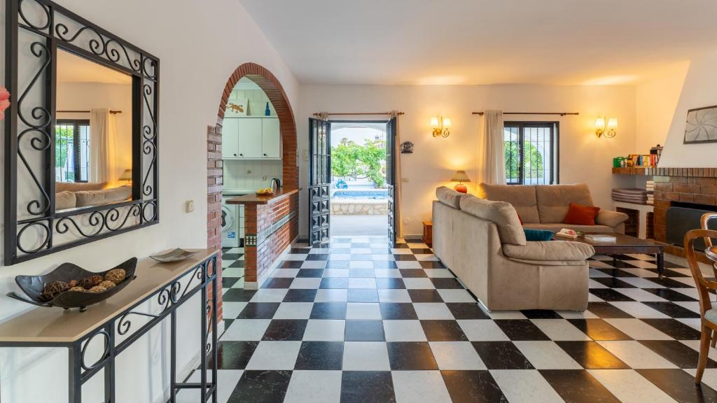Posezení v ubytování Villa Corvera Casitas Select