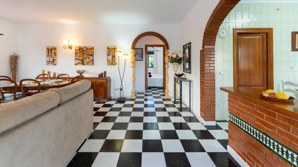 Posezení v ubytování Villa Corvera Casitas Select