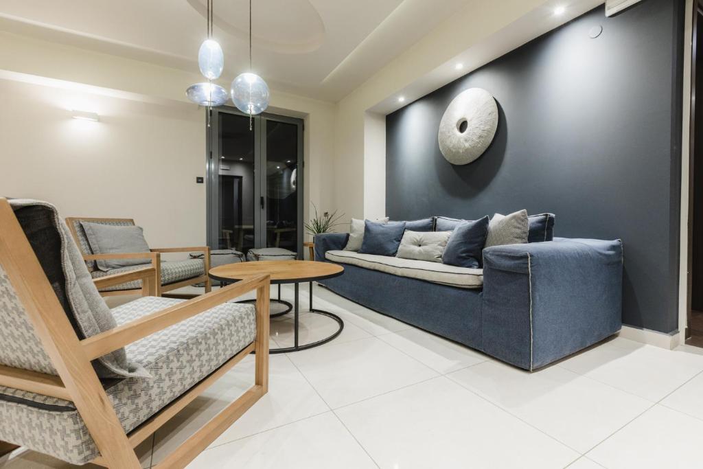 Posezení v ubytování Infinity Hotel Gytheio
