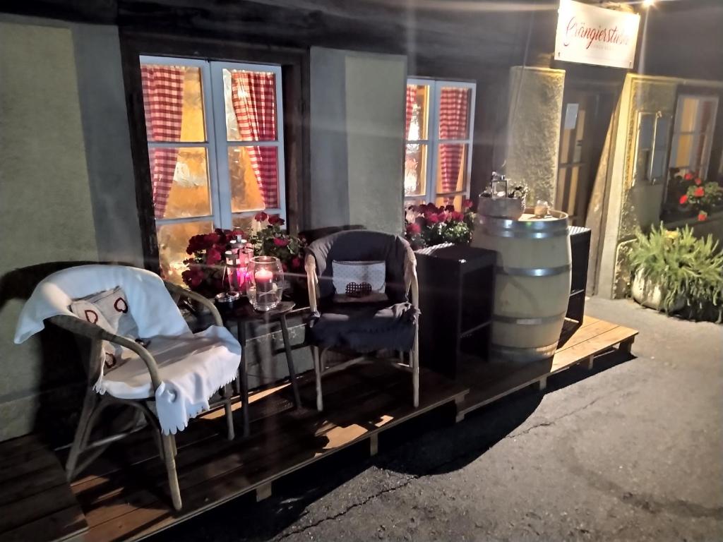 Posezení v ubytování Chez Sophie Aletsch - Binntal