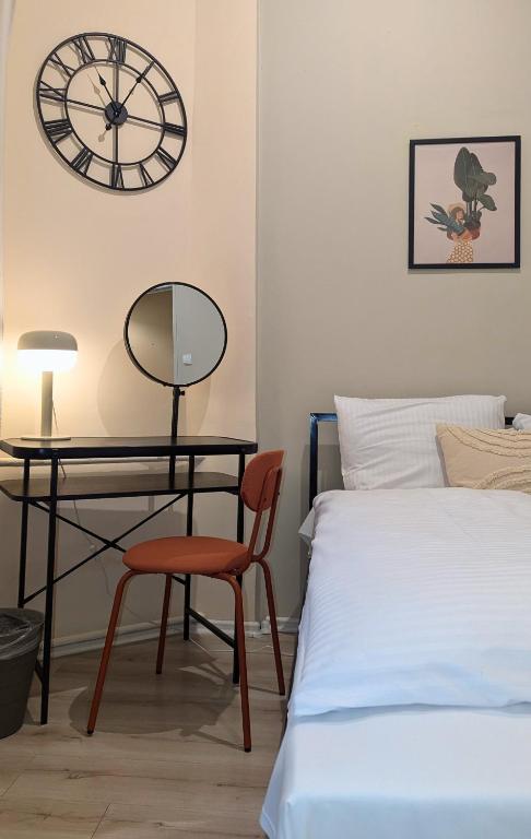 Voodi või voodid majutusasutuse RYNEK 30 Hostel toas