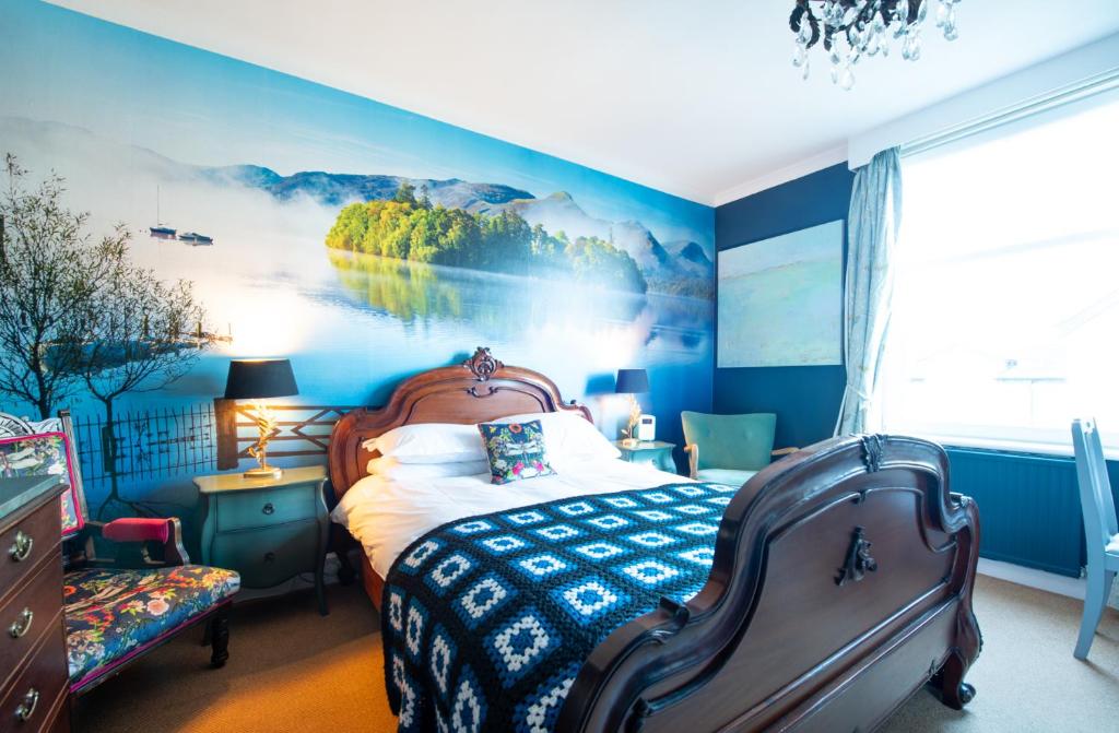 Ένα ή περισσότερα κρεβάτια σε δωμάτιο στο The Mount self-catering