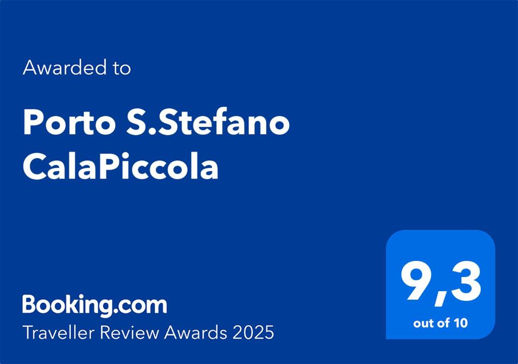 Certyfikat, podpis lub inny dokument wystawiony w obiekcie Porto S.Stefano CalaPiccola