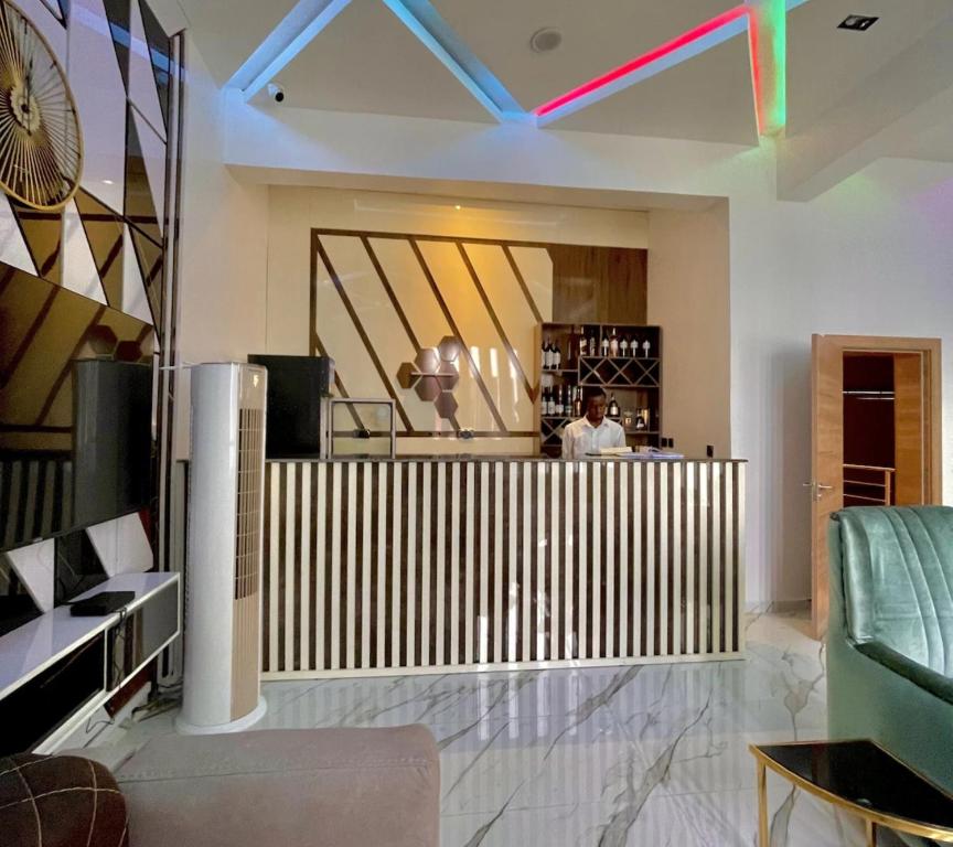 Posezení v ubytování Lisa Suites Apart-Hotel