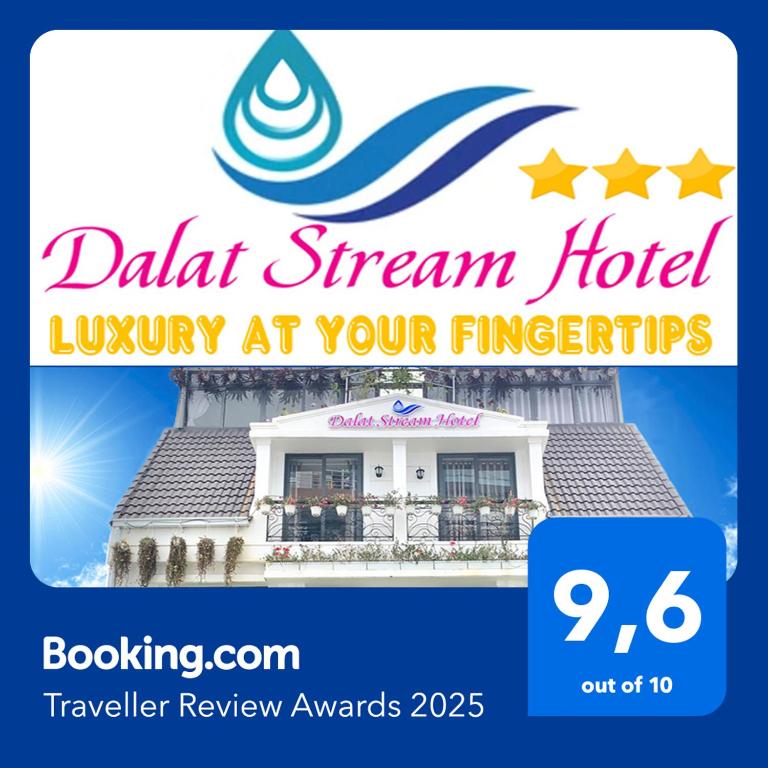 Certifikát, hodnocení, plakát nebo jiný dokument vystavený v ubytování DALAT STREAM HOTEL-Khách sạn đẹp Đà Lạt