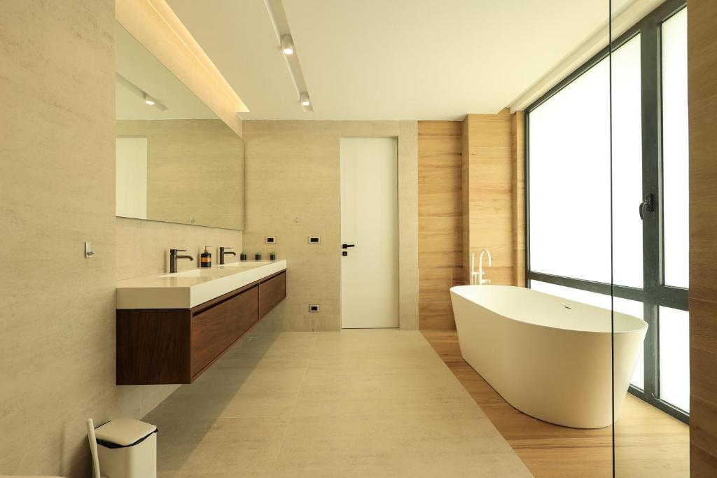 Koupelna v ubytování SanPietro Premium Villas
