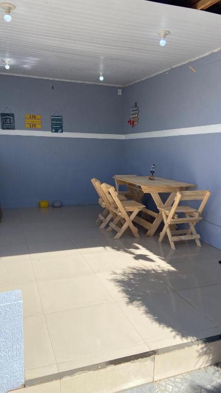 Ruang duduk di Área com piscina para DAY USE