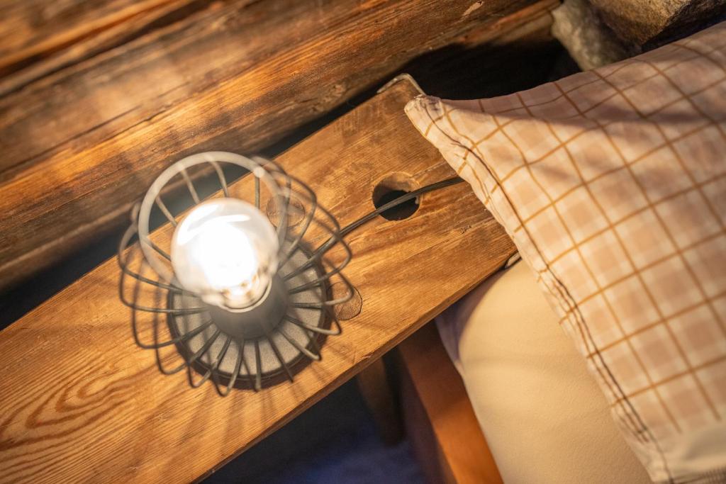 Postel nebo postele na pokoji v ubytování Chalet Schwalbennest