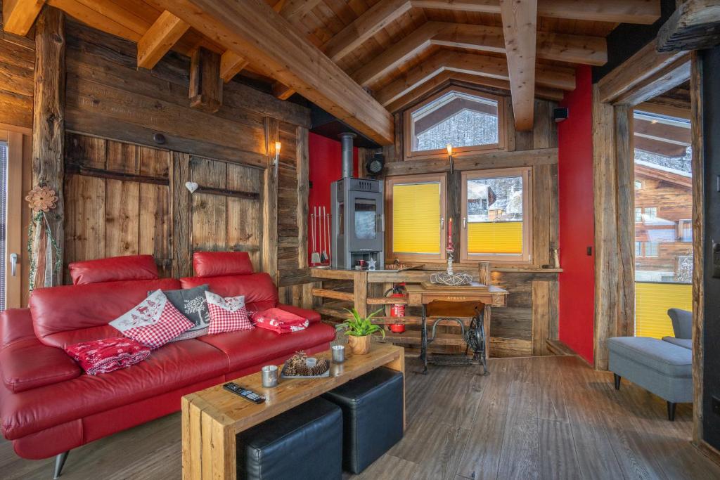 Posezení v ubytování Chalet Schwalbennest