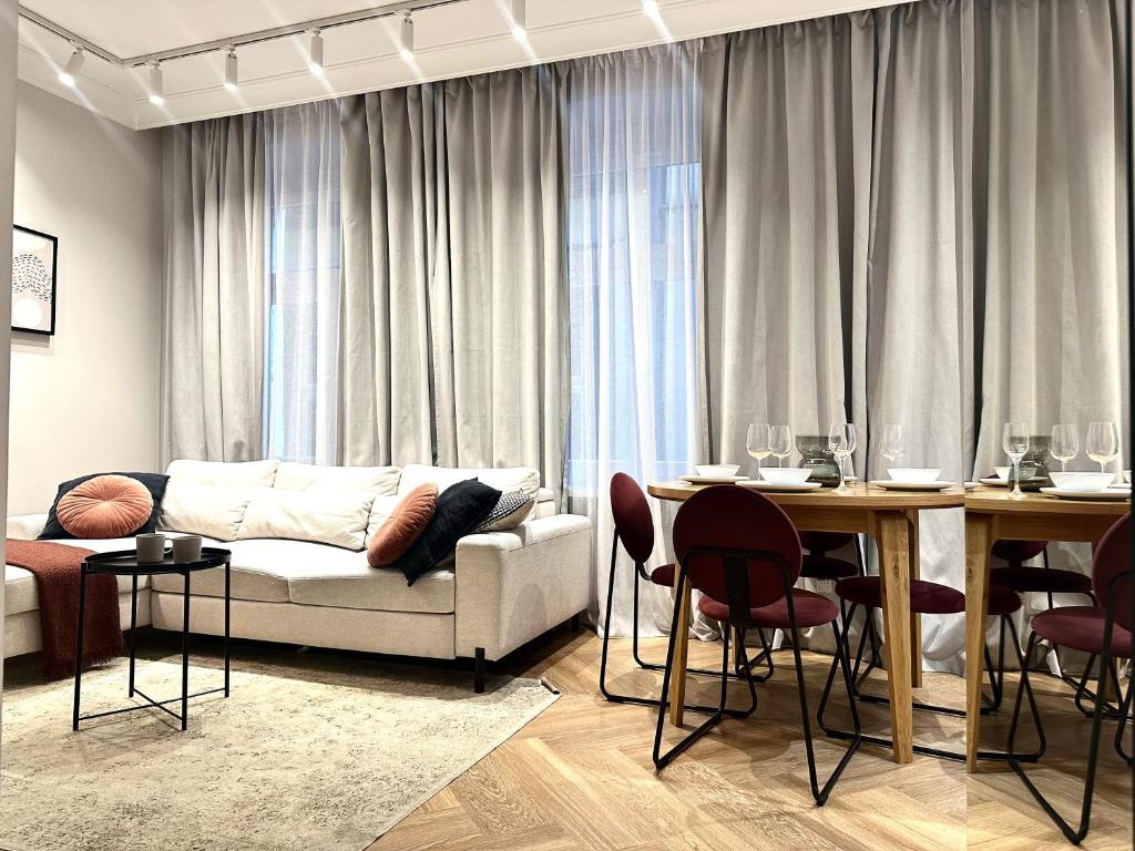 Posedenie v ubytovaní Odrzańska 17B Apartment - Self Check-In 20h