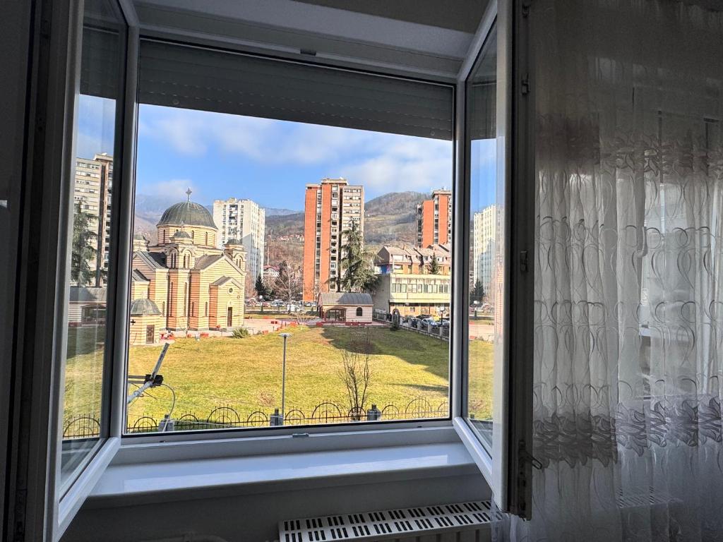 Budova, kde se apartmán nachází