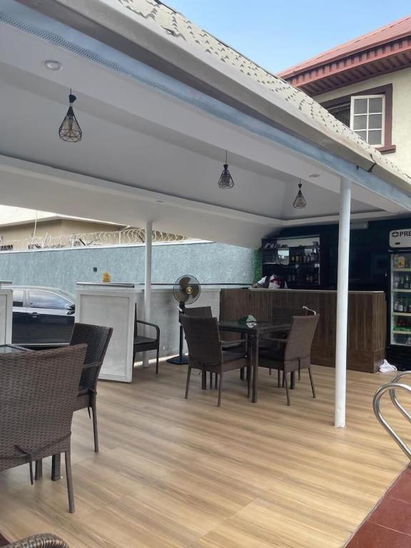 Balkón nebo terasa v ubytování Presken Hotel @Villa