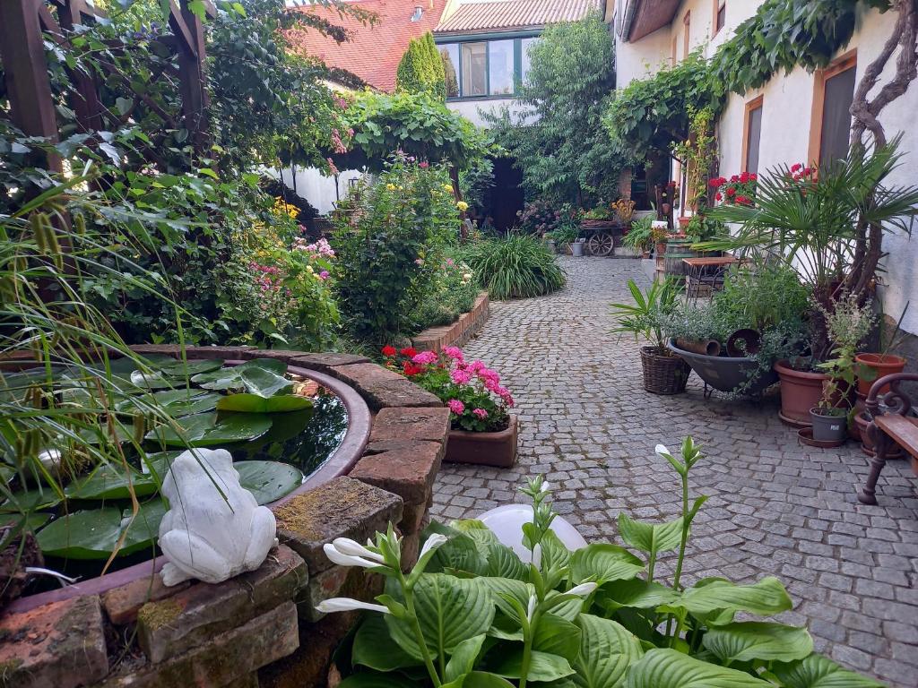 Zahrada ubytování Winzerhof Fleischmann
