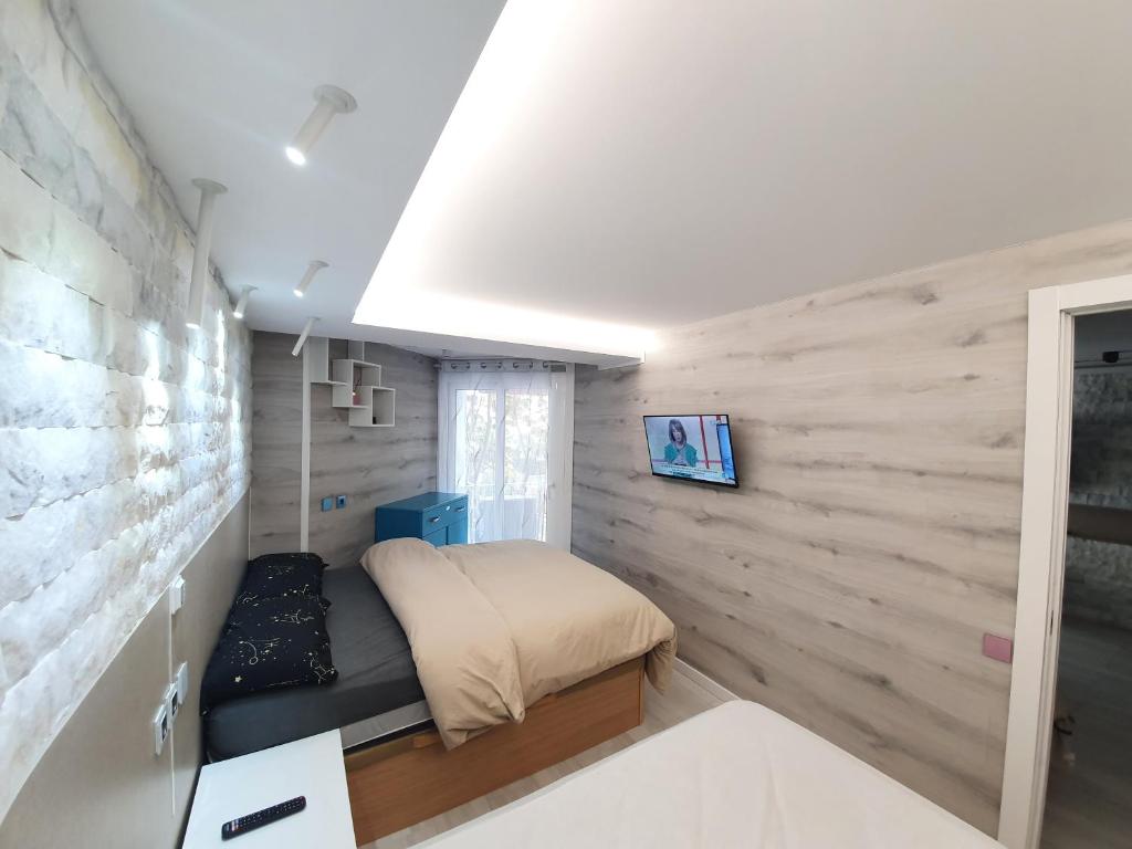 Postel nebo postele na pokoji v ubytování Salou Centro Playa