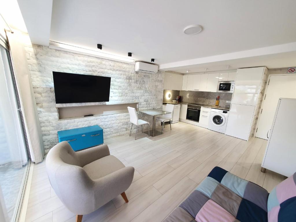 TV a/nebo společenská místnost v ubytování Salou Centro Playa