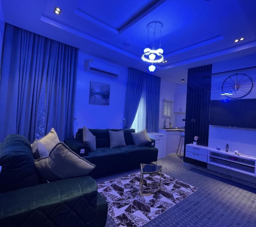 Posezení v ubytování Lisa Suites Apart-Hotel