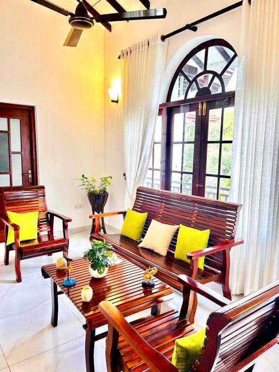 Posezení v ubytování Neem Aura Home Stay