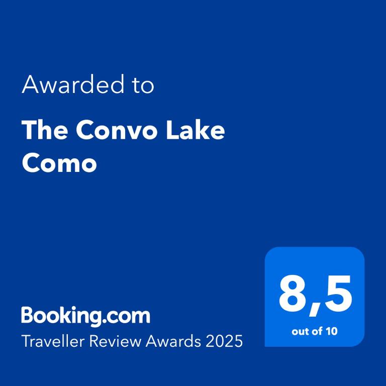Certifikát, hodnocení, plakát nebo jiný dokument vystavený v ubytování The Convo Lake Como