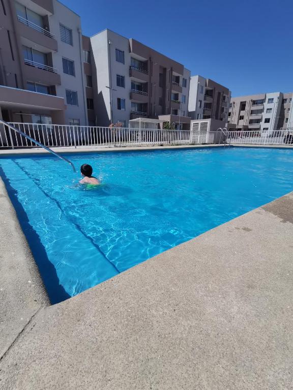 Bazén v ubytování Departamento nebo v jeho okolí
