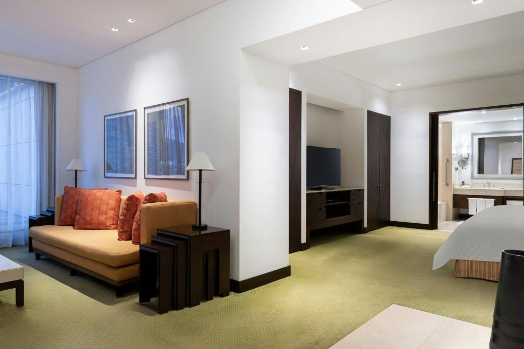 Postel nebo postele na pokoji v ubytování Bogotá Marriott Hotel