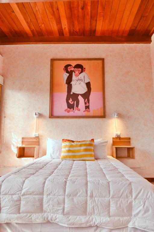 Postel nebo postele na pokoji v ubytování Macarena Hostel