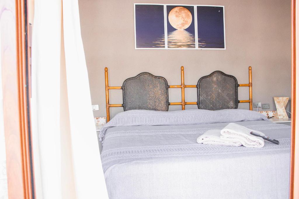 Postel nebo postele na pokoji v ubytování CORAZÓN DE TEPOZ