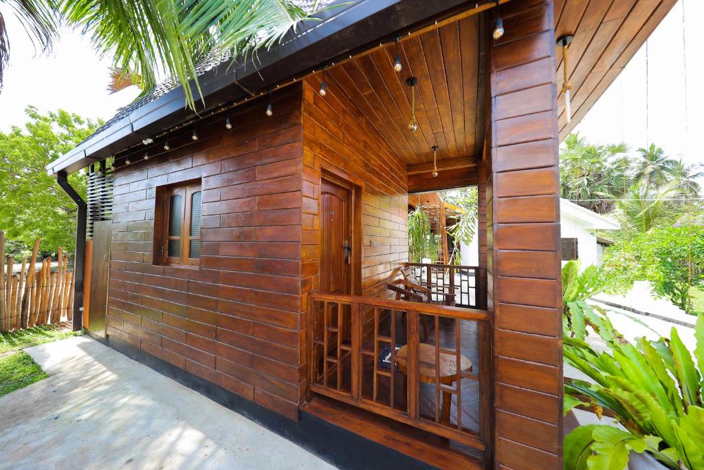Balkón nebo terasa v ubytování Inpan's beach resort Batticaloa