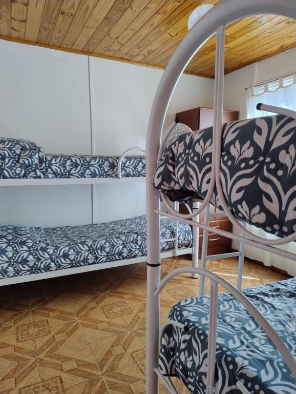 Postel nebo postele na pokoji v ubytování Altos Coirones Cabañas