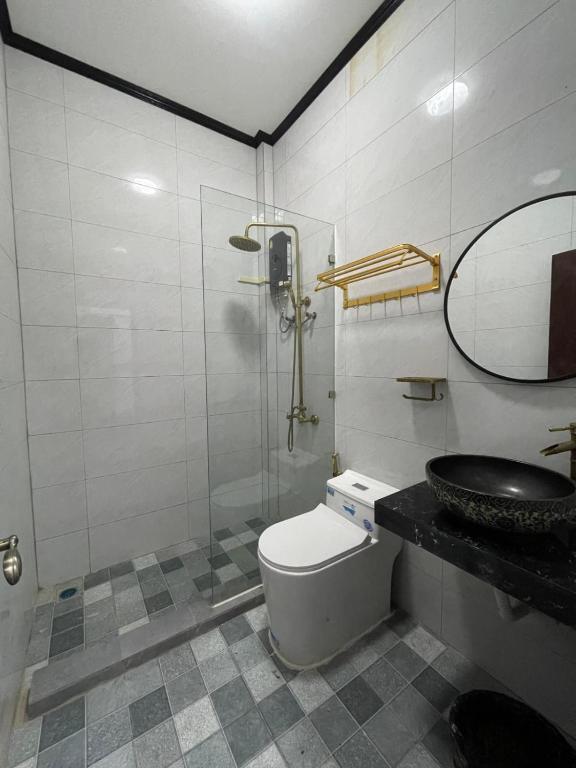 Koupelna v ubytování MANYTHIP Hotel