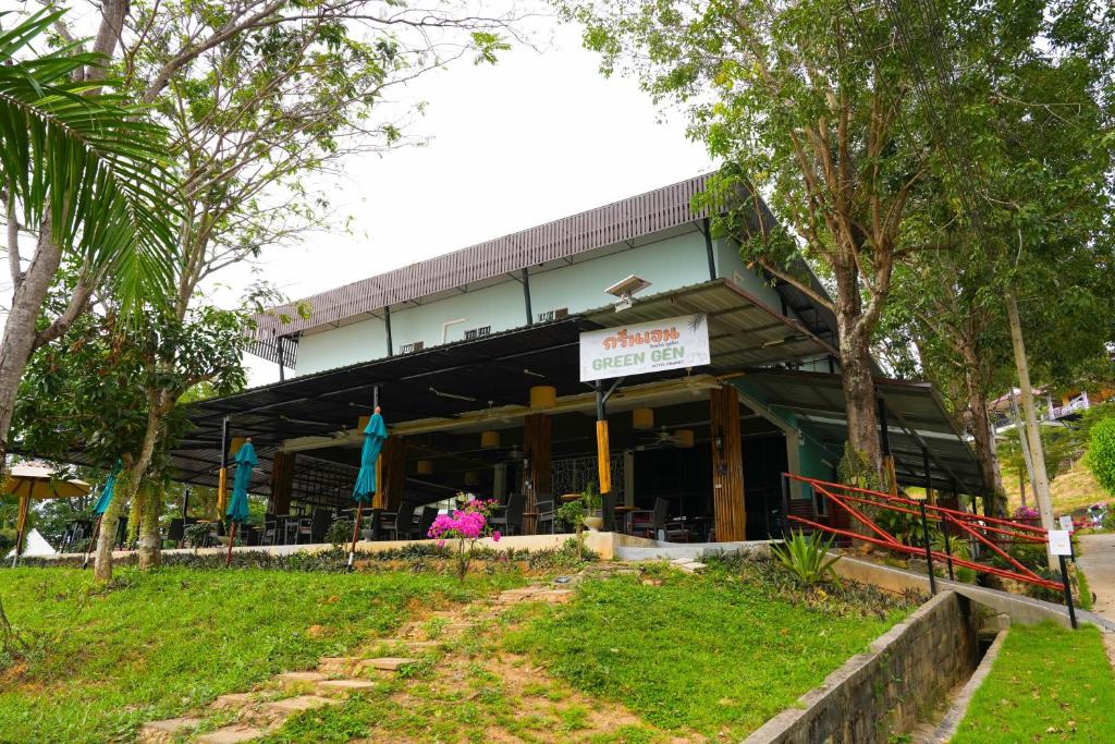 Zahrada ubytování Green Gen Hotel, Mueang Phuket