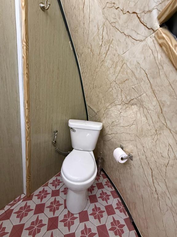 Koupelna v ubytování Aqeel Dome