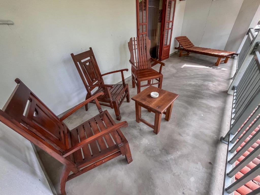 Area soggiorno di Abraham Beach House