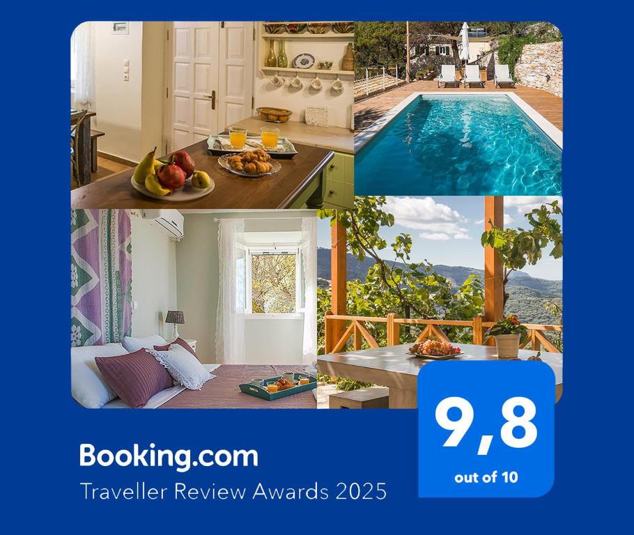 Πισίνα στο ή κοντά στο Castelli Cottage