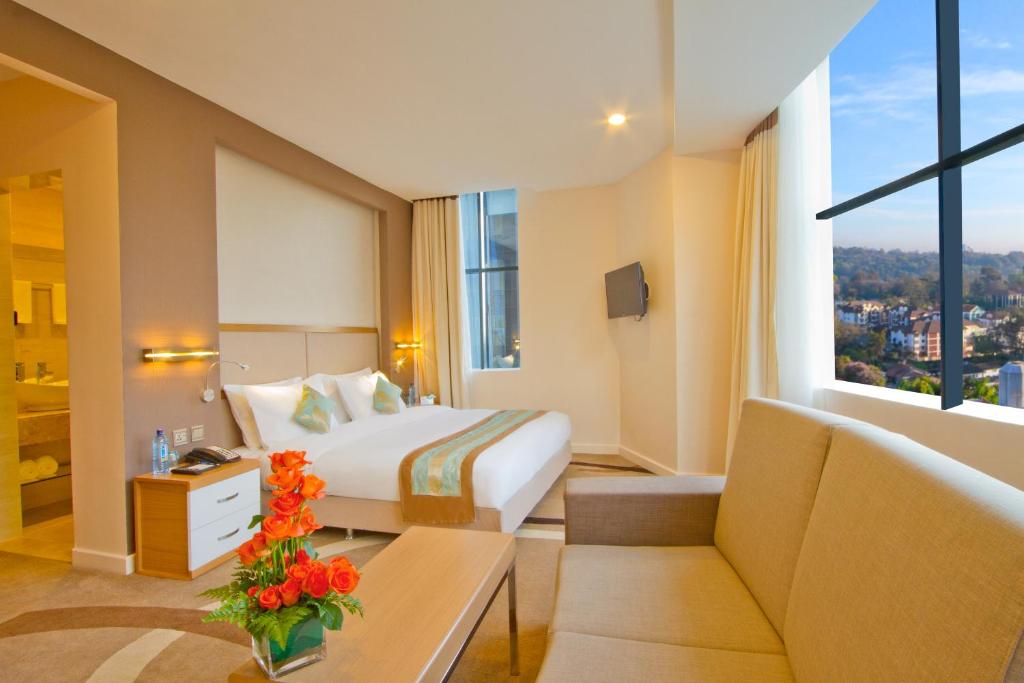 Posezení v ubytování PrideInn Azure Hotel Nairobi Westlands