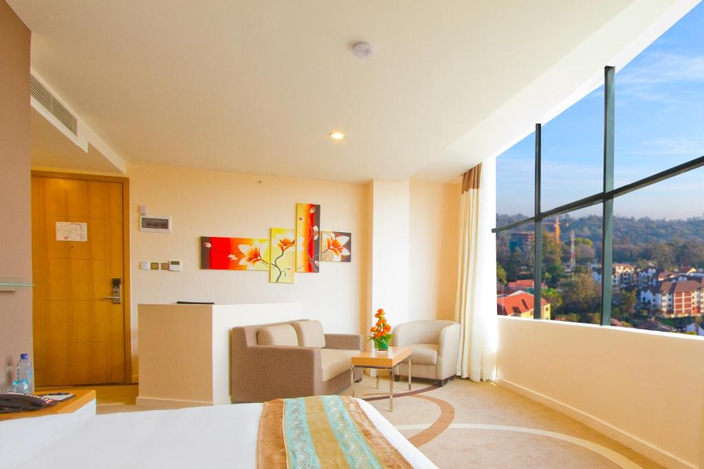 Posezení v ubytování PrideInn Azure Hotel Nairobi Westlands