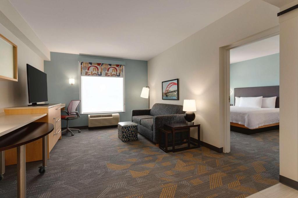 Postel nebo postele na pokoji v ubytování Home2 Suites by Hilton Austin North/Near the Domain, TX