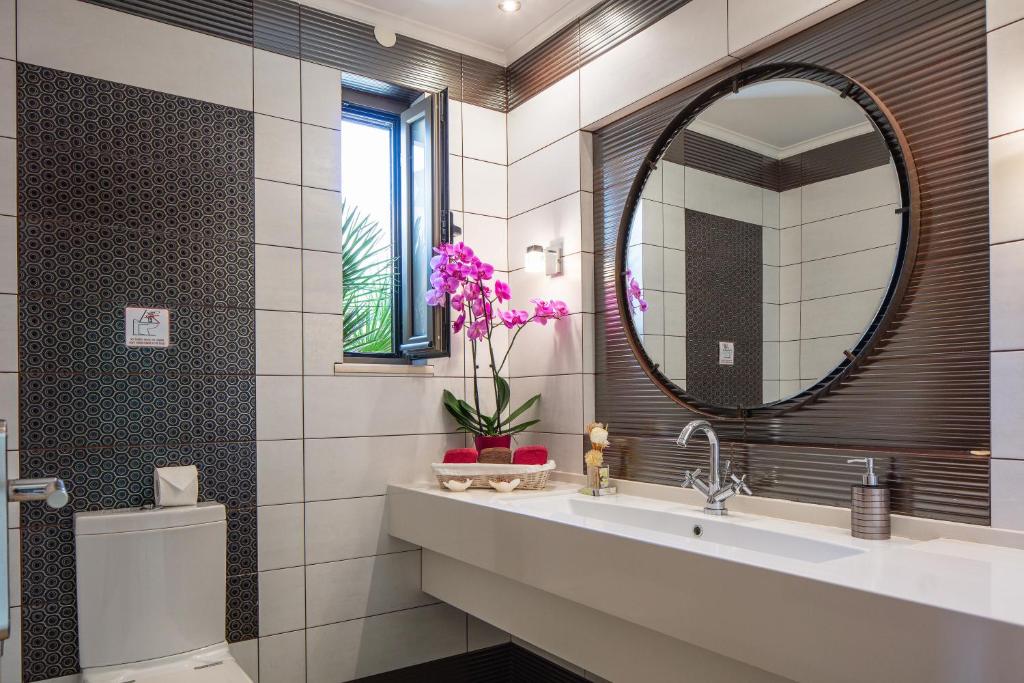 A bathroom at Villa Anastasia - Private Pool & Panoramic Views