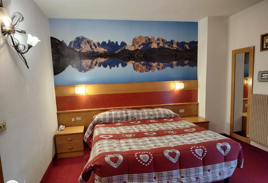 Postel nebo postele na pokoji v ubytování Hotel Orso Grigio