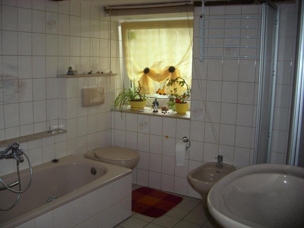 Koupelna v ubytování Ferienhaus Neuenrade
